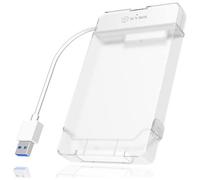 Icy Box - IB-AC703-U3, SATA III, USB 3.0, Maschio / maschio, Bianco, Plastica, Attivit, Potenza