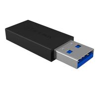 ICY BOX IB-CB015 - Adattatore USB tipo C (femmina) a tipo A (maschio), USB 3.1 (Gen 2, 10 Gbps), colore: Nero