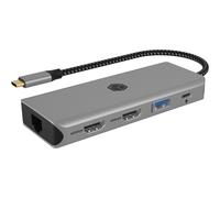 ICY BOX IB-DK4012-CPD 9-in-1 mobile Docking Station La carica/docking station