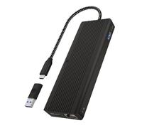 ICY BOX IB-DK4080AC USB 3.2 Gen 1 (3.1 Gen 1) cablato Type-C nero - Nouvo