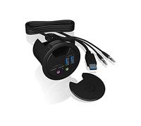 ICY BOX USB3.0 HUB Tipo-C/-A/Audio Lunghezza cavo 120 cm