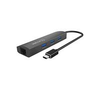 ICY IB-HUB1406-C - USB 3.0 type-C, 3 Port Hub USB type-A + Gigabit-LAN