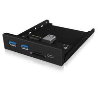 ICY BOX IB-HUB1417-i3 USB 3.2 Gen 1 (3.1 Gen 1) Tipo A 5000 Mbit/s Nero NEW