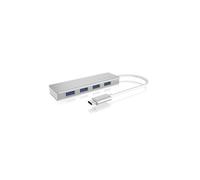 ICY BOX IB-HUB1425-C3 USB 3.2 Gen 1 (3.1 Gen 1) Type-C 5000 Mbit/s Argento NEW