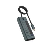 ICY BOX IB-HUB1457-C31 Hub Typ-C-Schnittstelle 6 x USB-C 3.2 Gen 2+ 1 61064