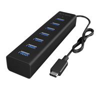 ICY BOX IB-HUB1700-C3 USB 3.2 Gen 1 (3.1 Gen 1) Type-C USB 3.2 Gen 1 60257