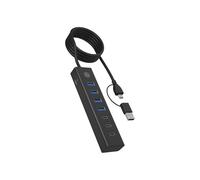 ICY BOX IB-HUB1737-C3 USB 3.2 Gen 1 (3.1 Gen 1) Type-C 5000 Mbit/s Nero