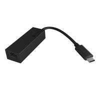 ICY BOX IB-LAN100-C3 Cablato USB tipo-C Ethernet 1000 Mbit/s Nero 3.0 Type- C to