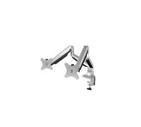 ICY BOX IB-MS504-T Supporto regolabile per 2 monitor nero, argentato Dimensioni dello schermo: fino a 32 pollici montabile su scrivania