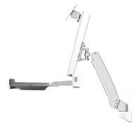 Icy Box - IB-MS600-W 24 pollici Grigio, Argento, Bianco supporto da parete per tv a schermo piatto