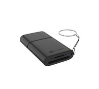ICY BOX Lettore schede 2-in-1 SD/microSD UHS-I 170 MB/s, USB 3.2 Gen 1 Type-C 5 Gbit/s con adattatore USB-A, LED, Plug & Play, IB-CR204-CU3