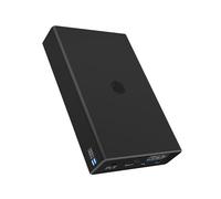 ICY BOX RAID IB-RD2253-C31 - Alloggiamento per SSD e HDD, 2 x 2,5 pollici, USB 3.1 Gen2 (10 Gbps), in alluminio, colore: Nero