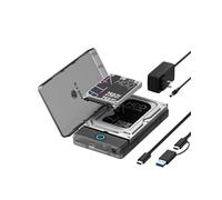 ICY BOX Spade Base 388 (case SATA 2,5"/3,5"), USB 3.2 Gen 1 Type-C, fino a 5 Gbit/s, UASP, Plug & Play, senza attrezzi, LED, fino a 30 TB, IB-388-CU3