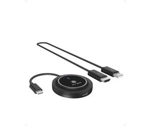 ICY BOX Trasmettitore Ricevitore Wireless USB-C a HDMI, 1080p 30m, IB-WL101 | Mirroring wireless fino a 30 m, USB-C PD ricarica il notebook fino a 100 W, Full HD 1080p per riunioni e home cinema