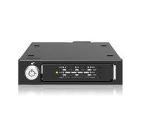 ICY DOCK 1 x U.2 / U.3 NVMe PCIe 5.0 SSD a MCIO 4i telaio intercambiabile fino a 128 Gbps - interamente in metallo - ToughArmor MB601V5K-B