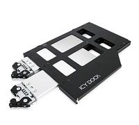 Icy Dock Adattatore caddy SSD/HDD con rack rimovibile per 2 x SSD NVMe M.2 per alloggiamento ODDUltra Slim (9,5 mm) con connettore OCuLinkqui SFF-9402 - ToughArmor MB852M2PO-B