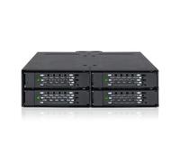 Icy Dock Backplane 4 x 6.3 cm SATAI-III in 1 x 5.25 Inch HDD/SSD black