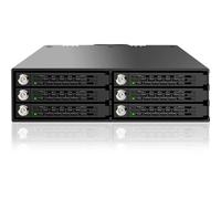 ICY DOCK ToughArmor MB996SK-6SB - Wechselrahmen für 6X 2,5 Zoll SATA/SAS SSD/HDD