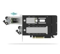 Icy Dock Express Slot 2xM.2 NVMeSSD f.PCI PCIe Bifurcation requ MB842M5P-B