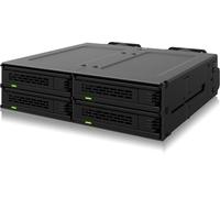 Icy Dock MB324V4P-B ExpressCage 4-Bay 15?mm U.2/U.3 SSD Wechselrahmen per 5