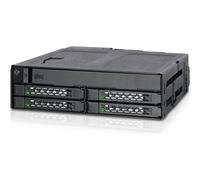 Icy Dock MB604SPO-B Nero Metallo 9.5,12.7 mm 1 ventola(e) 4 cm 12 Gbit/s 4x2.5"