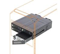 ICY DOCK MB720M2K-B - Rack portatile con 4 alloggiamenti per unità esterne da 5,25"