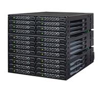 Icy Dock MB924IP-B Universale Gabbia HDD Metallo Nero 2.5" CE RoHS REACH