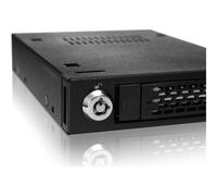 Rack estraibile Icy Dock MB991SK-B Nero Metallico compatto 3.5" per HDD 2.5"