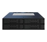 ICY DOCK Rugged 4 x 2.5 SAS/SATA HDD/SSD Mobile Rack Enclosure for 5.25" Bay T