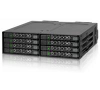 Icy Dock MB998SP-B 875 g Nero 8 x 2.5" SATA I / II / III SSD/ HDD 6 Gb/s 2 x