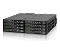 Icy Dock MB998SP-B 875 g Nero 8 x 2.5" SATA I / II / III SSD/ HDD 6 Gb/s 2 x