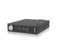 Icy Dock Rack Mobile PCIe 5.0 per SSD NVMe U.2/U.3 da 2,5" per alloggiamento unità Esterno da 3,5" (1 x MCIO 4i SFF-TA-1016) - MB601V5K-B