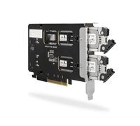 ICY DOCK Rack mobile SSD M.2 NVMe rimovibile a 2 alloggiamenti per slot PCI Express (richiesta biforcazione PCIe) | ToughArmor MB842MP-B