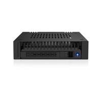 Icy Dock Rack Mobile SSD U.2/U.3 a 15 mm a vano Singolo per unità Floppy da 3,5" - Sistema di Montaggio Senza Attrezzi (1× U.2 SFF-8639) - ExpressCage MB741V4P-B