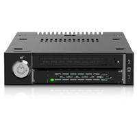 Icy Dock Rack rimovibile, robusto contenitore rack in metallo per 1 x PCIe 4.0 M.2 NVMe SSD 2230/2242/2260/2280/22110 per alloggiamento da 3,5", SlimSAS 4i (SFF-8654) ToughArmor MB833MK-B V2