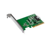 ICY DOCK Scheda adattatore EXLink MB409A4 SlimSAS 8i (SFF-8654) a PCIe 4.0 x8 con Redriver