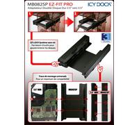 ICY DOCK telaio rimovibile SATA/IDE 2.5'' ICY DOCK MB082SP EZ-Fit Pro, NERO