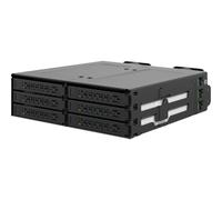 Icy Dock ToughArmor 6x 2.5" 9.5mm U.2/U.3 NVMe to 3x SlimSAS in 1x 5. MB118VP-B
