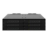 Icy Dock ToughArmor MB118VP-B Speichergehäuse 6 x U.2/U.3 NVMe SSD Mobile Rack