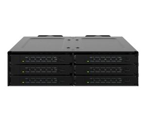 Icy Dock ToughArmor MB118VP-B Speichergehäuse 6 x U.2/U.3 NVMe SSD Mobile Rack