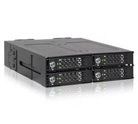 Icy Dock ToughArmor MB720MK-B V3 - Box esterno per unità M.2, PCI Express NVMe 4.0 x4 da 5,25", interfaccia host SFF-8612 OCuLink interna, nero