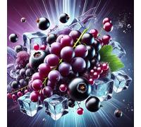 Icy Grape Berry - Concentrato di aromi ghiacciati di uva e ribes - Vegano - Sasami - 10ml