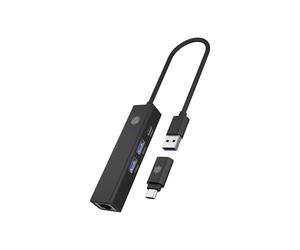 IcyBox Hub a 4 porte con porta USB 3.2 Gen 1 Type-A o Type-C®