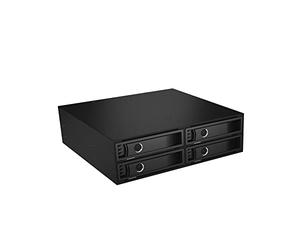 Icybox IB-2242SSK Backplane per 4 HDD/SSD da 2,5", nero