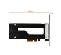 IcyDock controller PCIe 3.0 x4 con slot per 1 SSD NVMe M.2 removibile