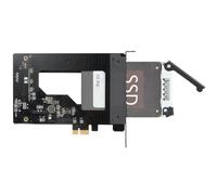 IcyDock Rack removibile Hot-Swap SSD/HDD 2.5" SATA PCIe 2.0 x1 per slot di espansione PCIe NEW
