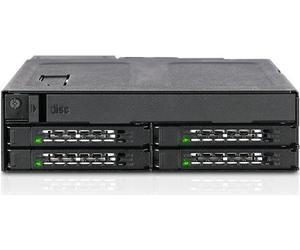 IcyDock ToughArmor - Gabbia per backplane per 4 HDD/SSD da 2,5? SATA o SAS e vassoio ODD sottile NEW