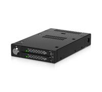 IcyDock ToughArmor - Rack rimovibile per 2x SSD NVMe M.2 PCIe per alloggiamento esterno da 3,5? (compatibile con scheda Tri-Mod