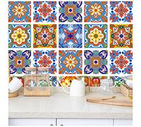 ICYEHAO Carta da parati adesiva,44.5 x 1000cm carta da parati adesiva bohémienne Marocco,carta da parati adesiva rimovibile,facile da applicare per affittuari per cucina,camera da letto