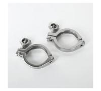 ICYJRFHLTF 1pc 0.5" 1" 1.5" 2" 2.5" 3" 3.5" 4" 5" 6" 8" Tri Clamp SUS 304 Stainless Steel Pipe Fitting Home Brewing Beer Ferrule(1.5in)